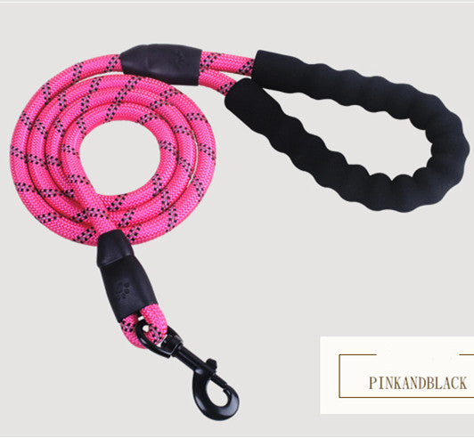 Reflective Dog Leash - Nylon Pet Dog Leash - Rope For Dogs Walking Training