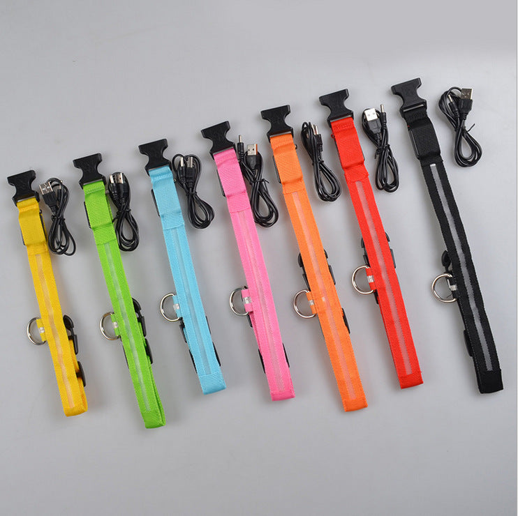 LED Pet Luminous Collar - Night Safety Flashing Glow