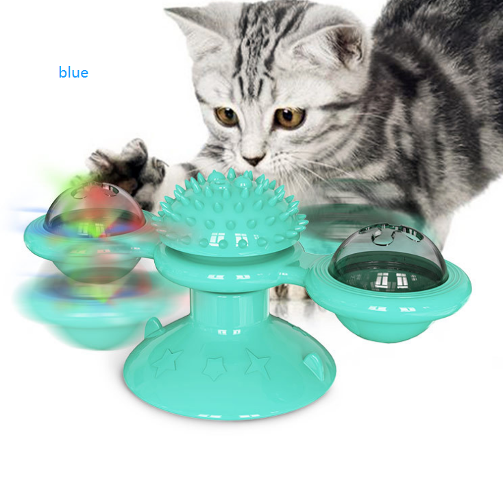 Cat Rotating Windmill Multi-Function - Itch Scratching Device Teeth