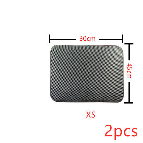 Double Layer Litter Cat - Bed Pads Pet Cat Litter Mat