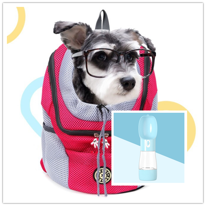 Pet Dog Carrier - Carrier For Dogs Backpack Out Double Shoulder Portable