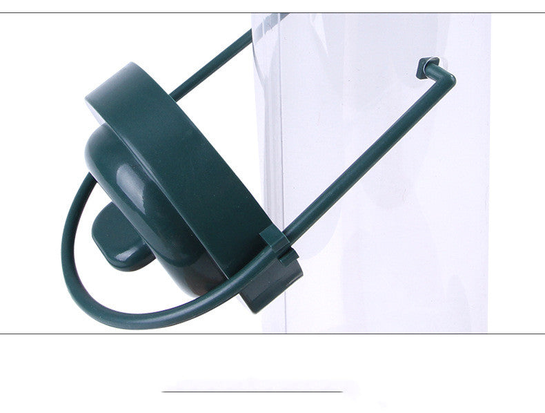 Pet Bird Feeder - Hanging Garden Plastic Birds Food Dispenser Feeders - Outdoor Tree Garden Decoration