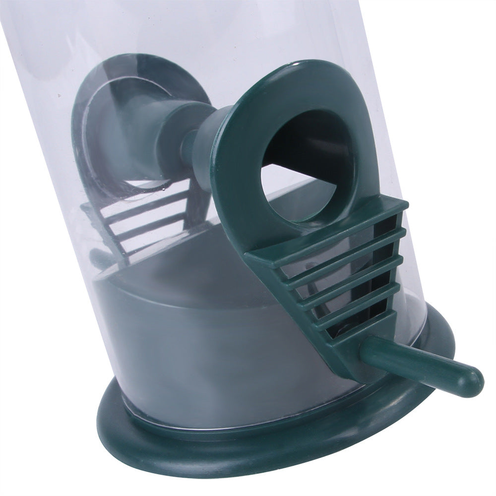 Pet Bird Feeder - Hanging Garden Plastic Birds Food Dispenser Feeders - Outdoor Tree Garden Decoration