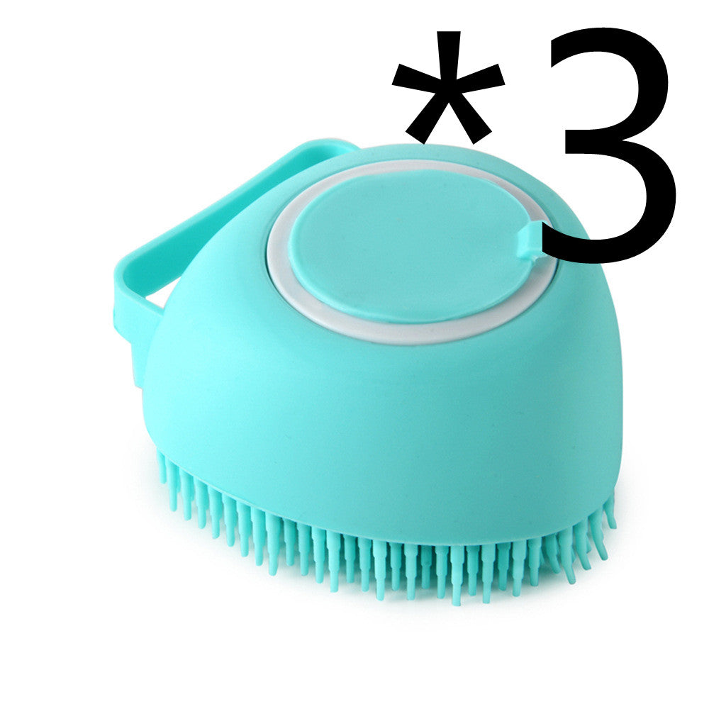 Silicone Bath Massage Gloves - Brush Pet Bathroom Cleaning Comb