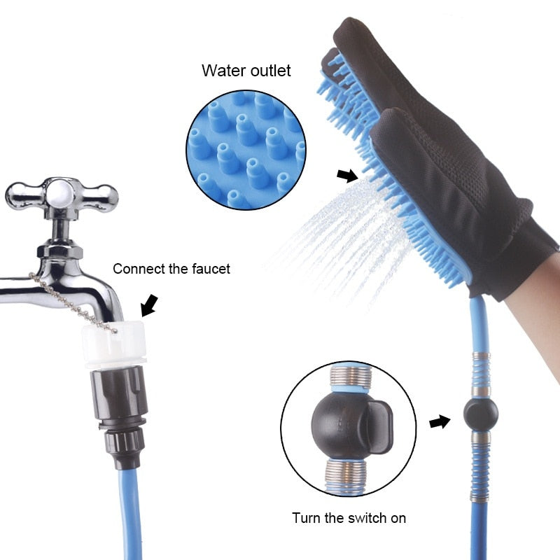 Pet Dog Shower Head - Handheld Cat Bathing Shower Tool