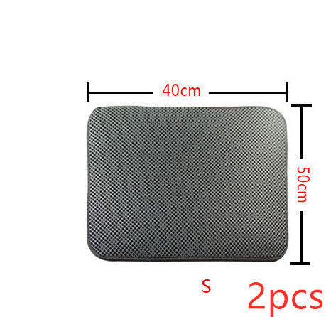 Double Layer Litter Cat - Bed Pads Pet Cat Litter Mat