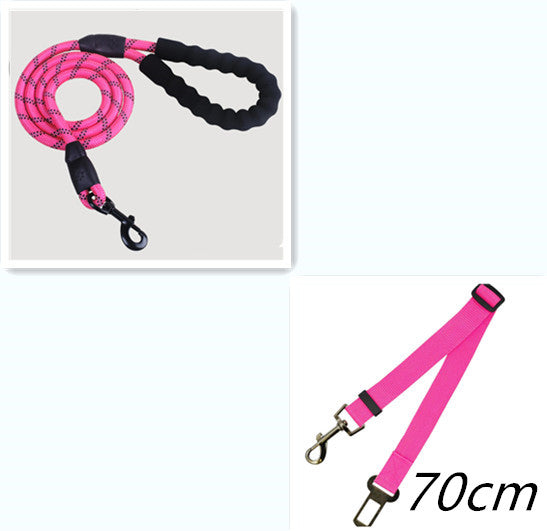 Reflective Dog Leash - Nylon Pet Dog Leash - Rope For Dogs Walking Training