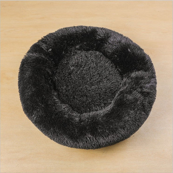 Dog Beds For Small Dogs - Round Plush Cat Litter Kennel