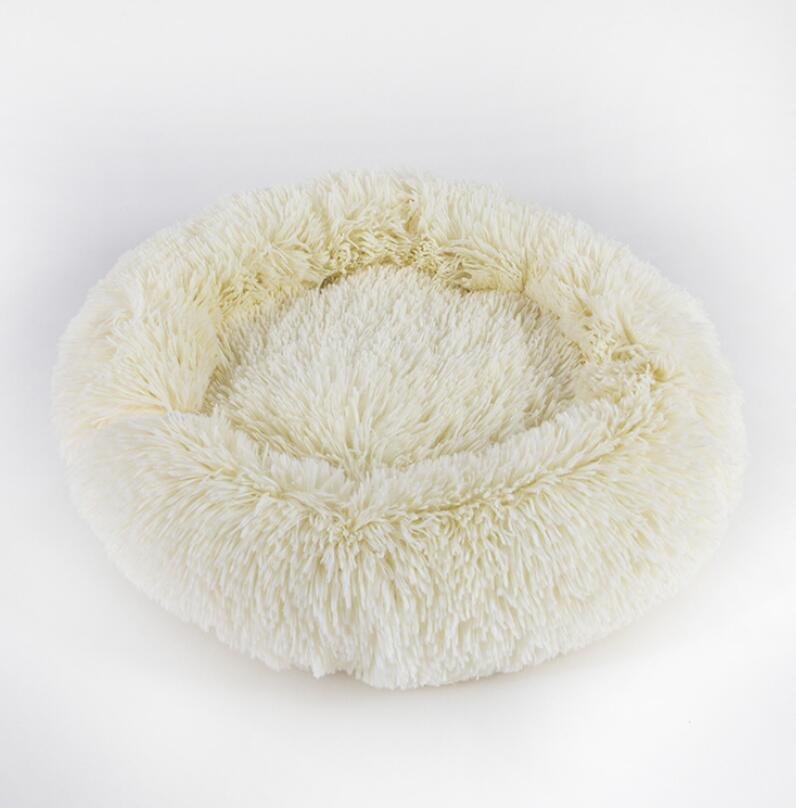 Dog Beds For Small Dogs - Round Plush Cat Litter Kennel
