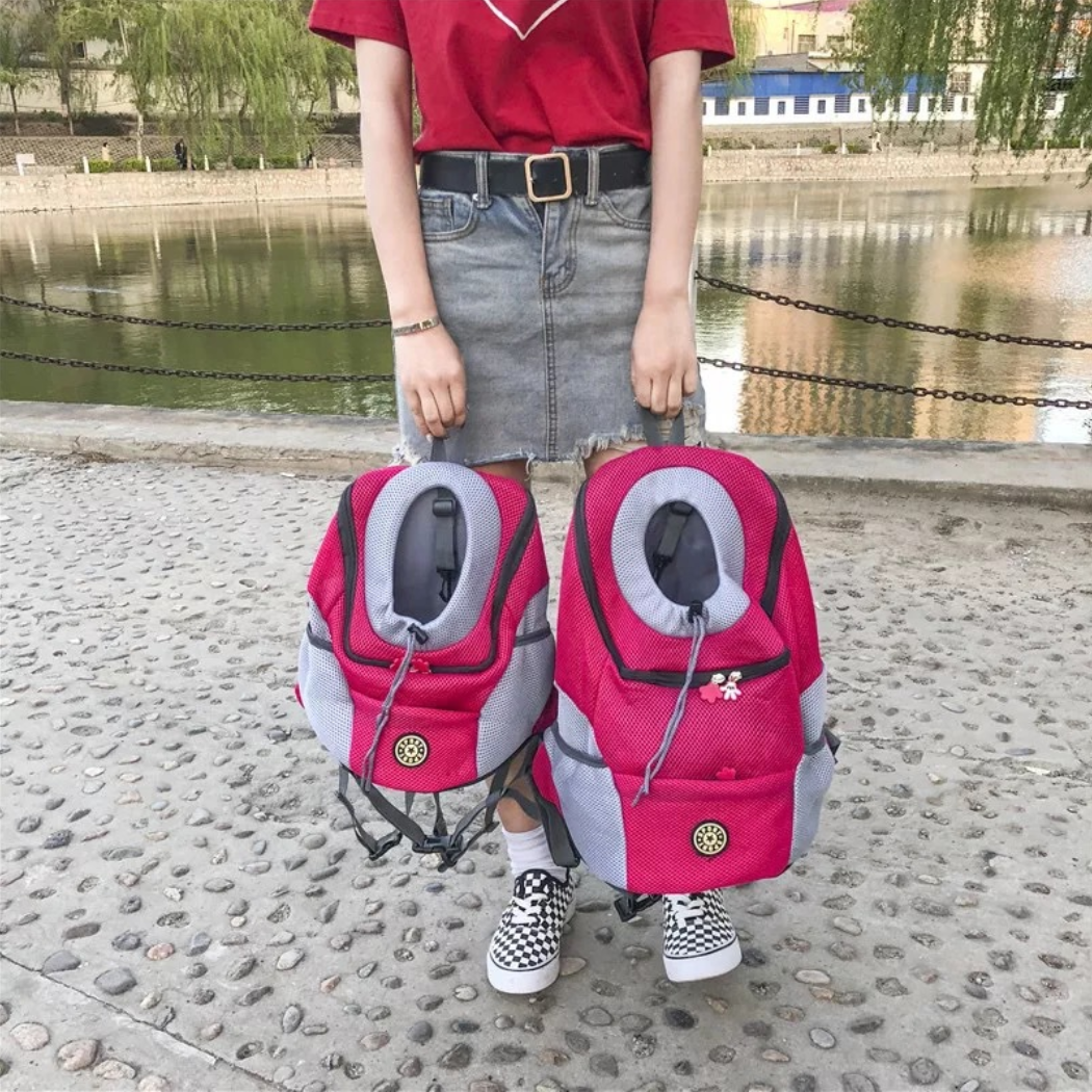 Pet Dog Carrier - Carrier For Dogs Backpack Out Double Shoulder Portable