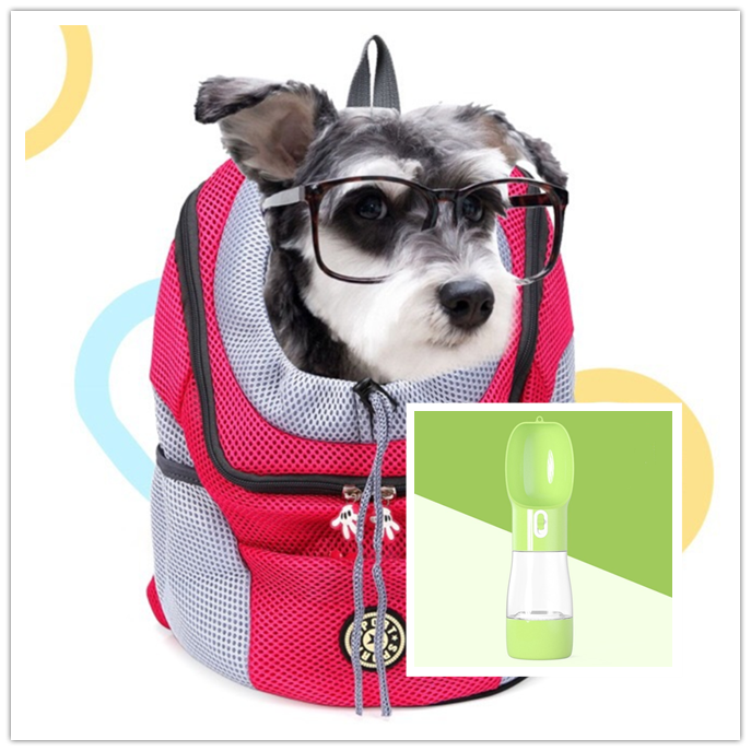 Pet Dog Carrier - Carrier For Dogs Backpack Out Double Shoulder Portable