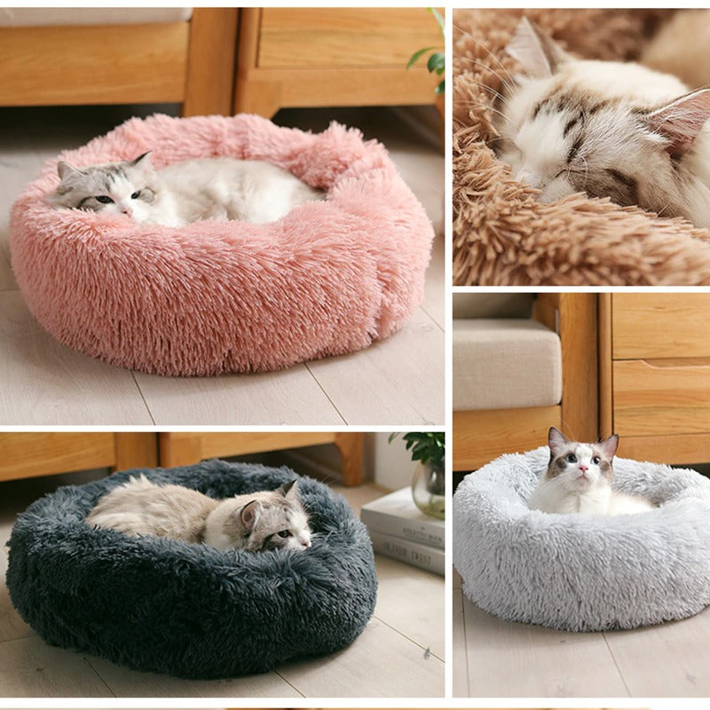 Pet Bed Super Soft Washable - Long Plush Pet Kennel