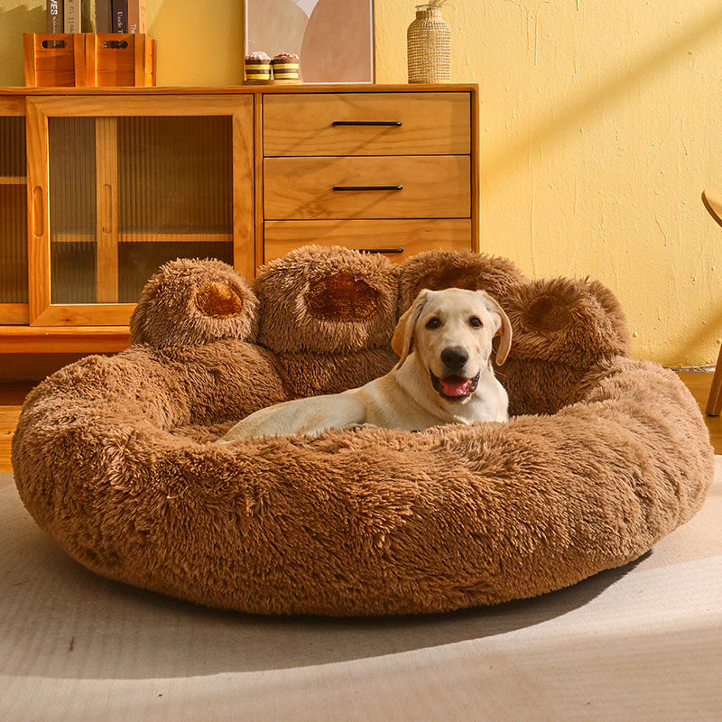 Large Pet House - Long Plush Deep Sleeping
