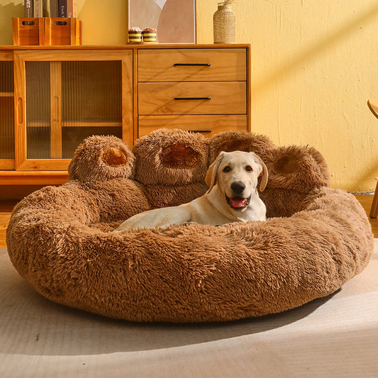 Large Pet House - Long Plush Deep Sleeping