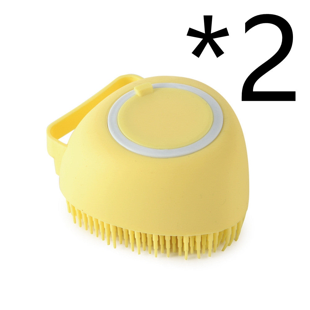 Silicone Bath Massage Gloves - Brush Pet Bathroom Cleaning Comb