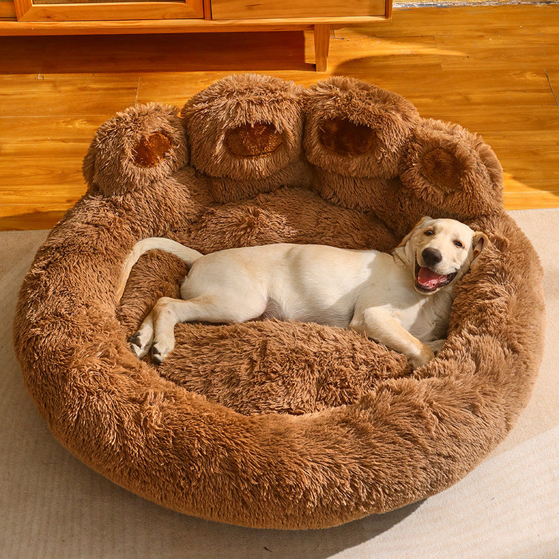 Large Pet House - Long Plush Deep Sleeping