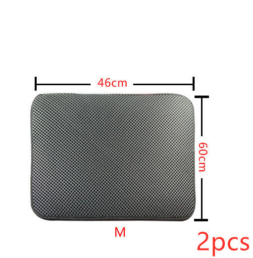 Double Layer Litter Cat - Bed Pads Pet Cat Litter Mat