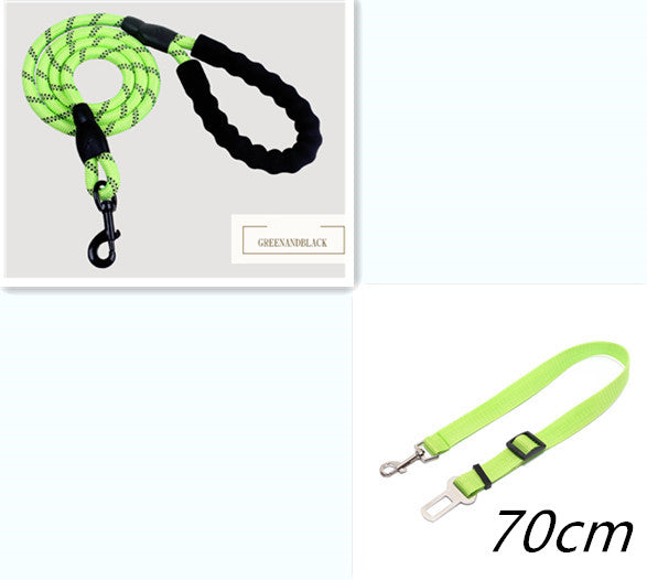 Reflective Dog Leash - Nylon Pet Dog Leash - Rope For Dogs Walking Training