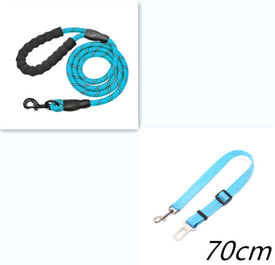 Reflective Dog Leash - Nylon Pet Dog Leash - Rope For Dogs Walking Training