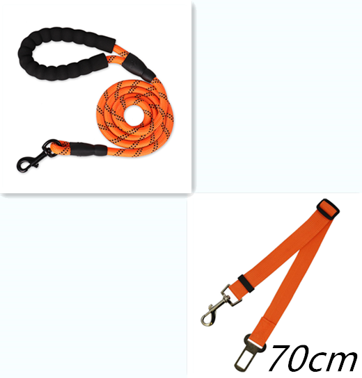 Reflective Dog Leash - Nylon Pet Dog Leash - Rope For Dogs Walking Training