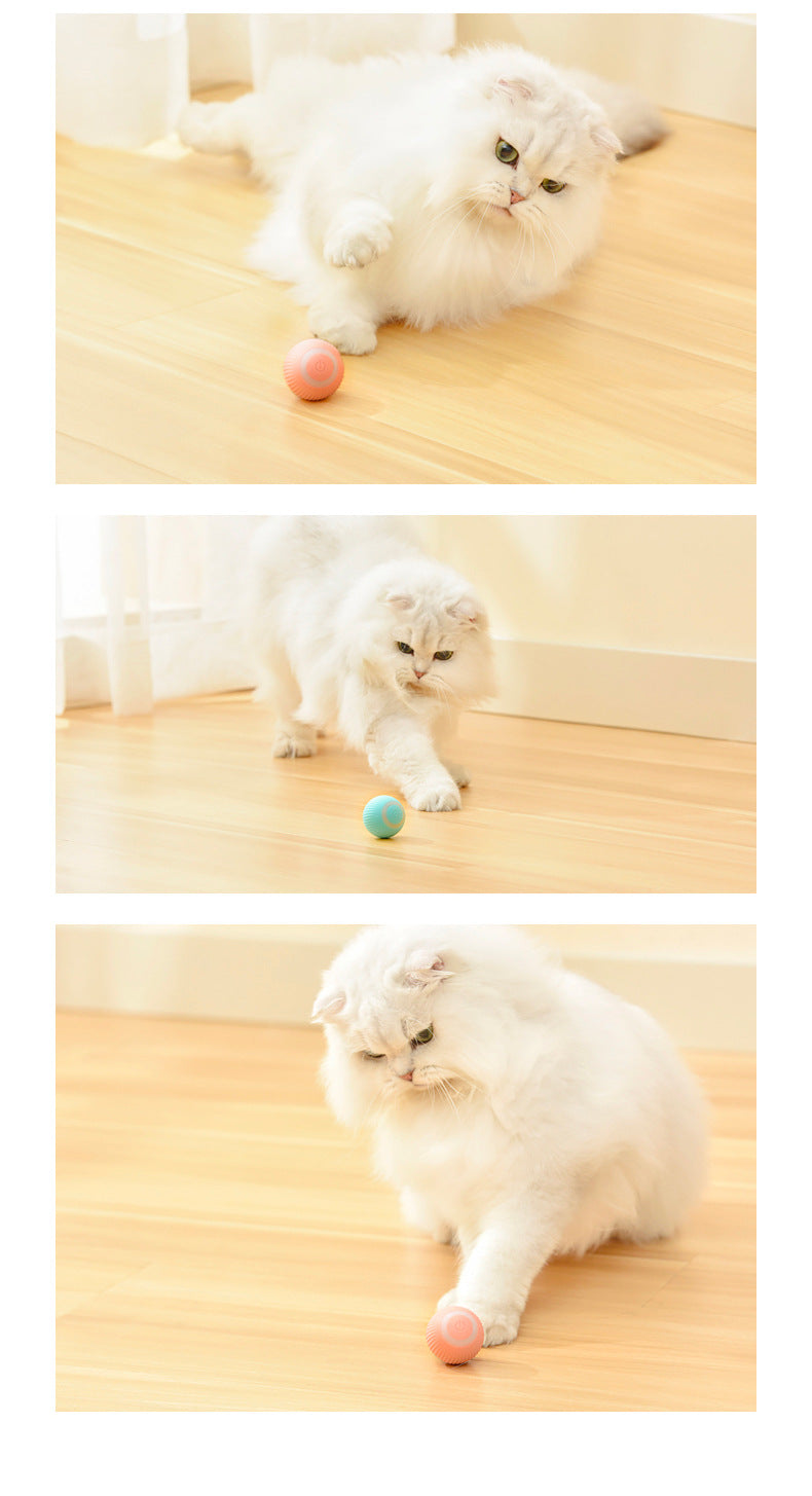Cat Gravity Intelligent Rolling Ball Tease - Toy Pet Automatic Rotating Ball