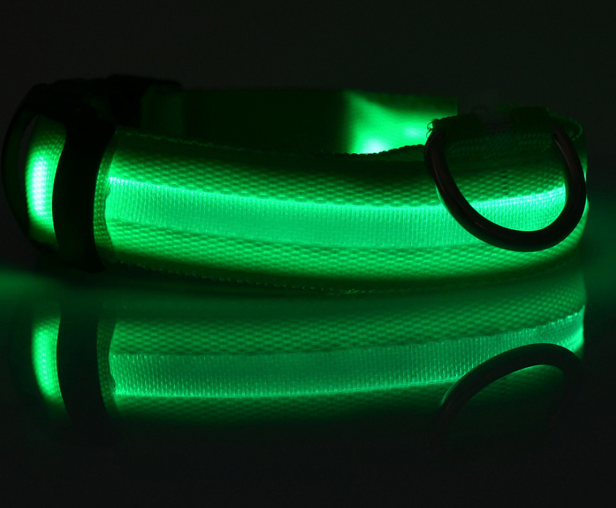 LED Pet Luminous Collar - Night Safety Flashing Glow