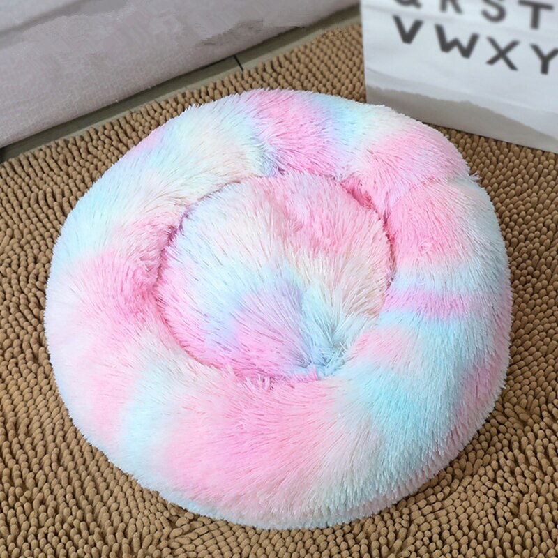 Pet Bed Super Soft Washable - Long Plush Pet Kennel
