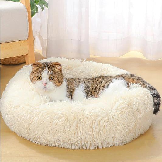 Pet Bed Super Soft Washable - Long Plush Pet Kennel