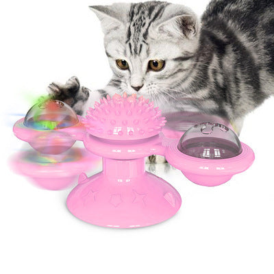 Cat Rotating Windmill Multi-Function - Itch Scratching Device Teeth