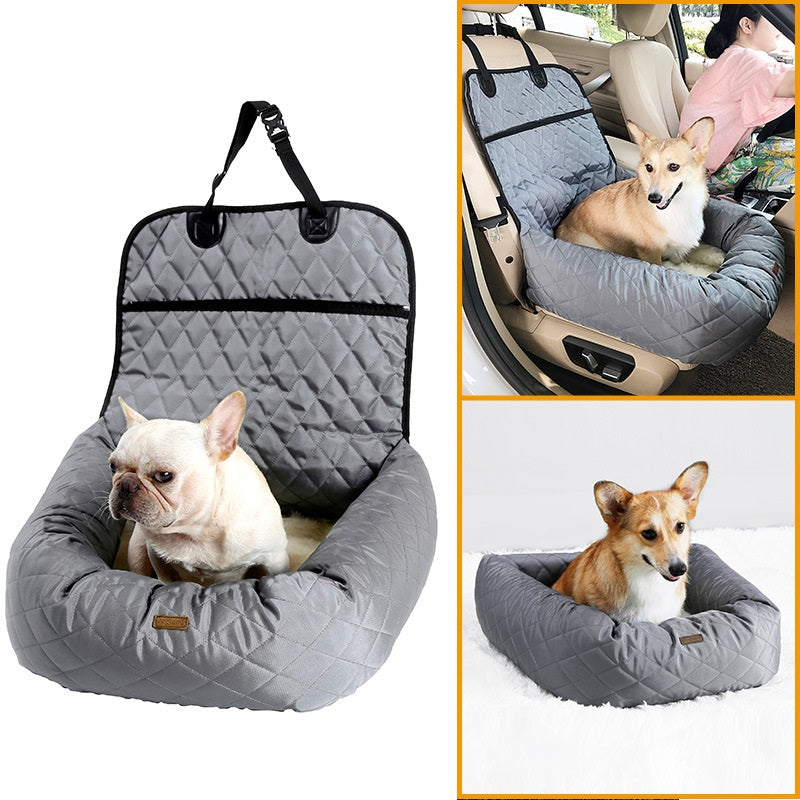 Pet Carrier Folding - Car Seat Pad Thickened Multi-purpose