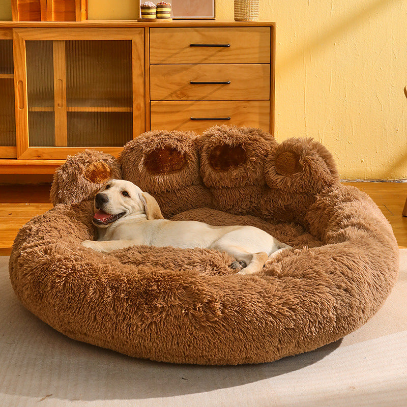 Large Pet House - Long Plush Deep Sleeping