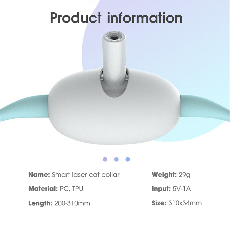 Automatic Cat Toy Smart - Laser Teasing Cat Collar Electric