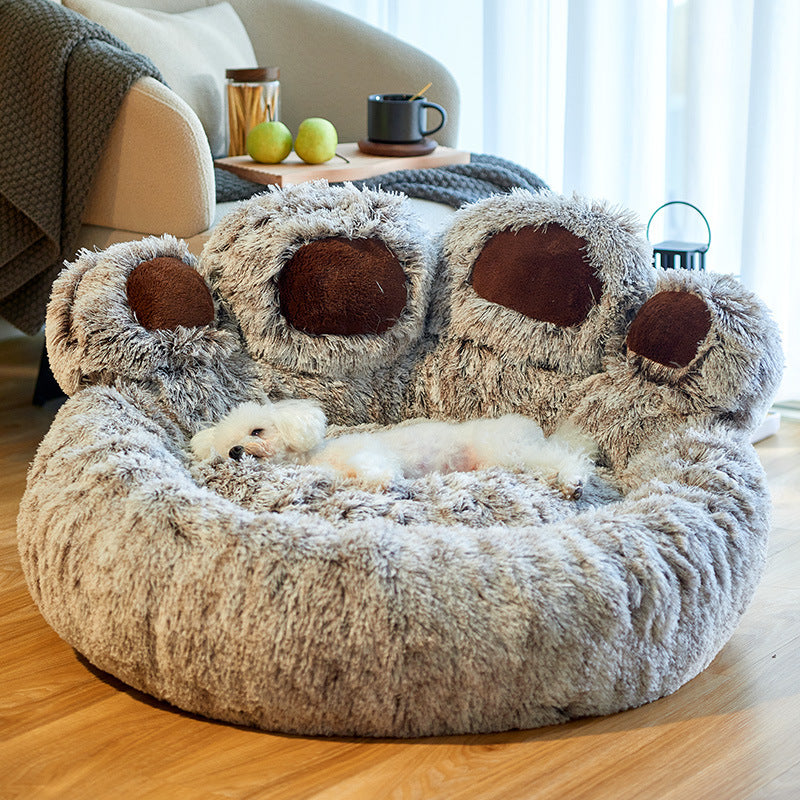 Large Pet House - Long Plush Deep Sleeping