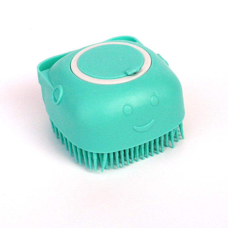 Silicone Bath Massage Gloves - Brush Pet Bathroom Cleaning Comb
