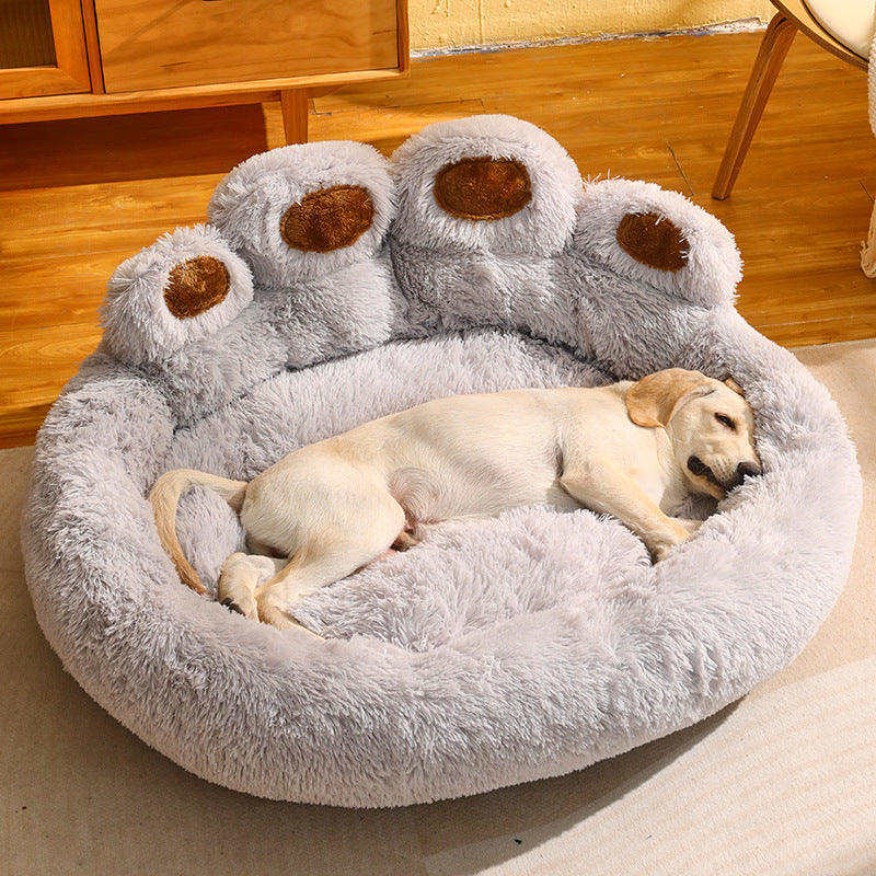 Large Pet House - Long Plush Deep Sleeping