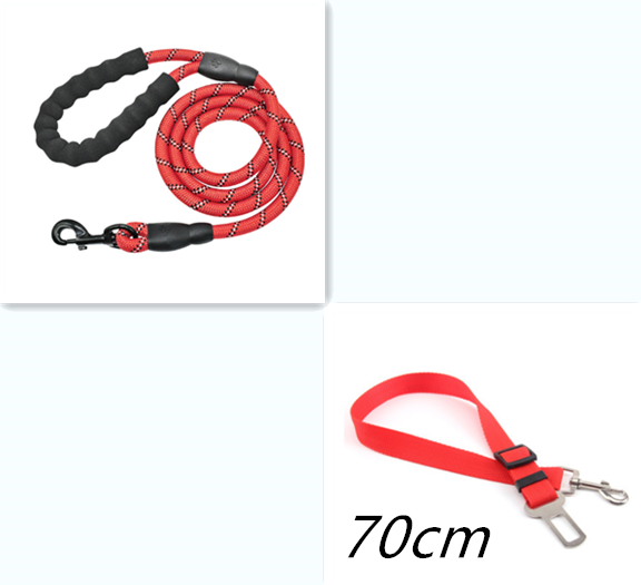 Reflective Dog Leash - Nylon Pet Dog Leash - Rope For Dogs Walking Training