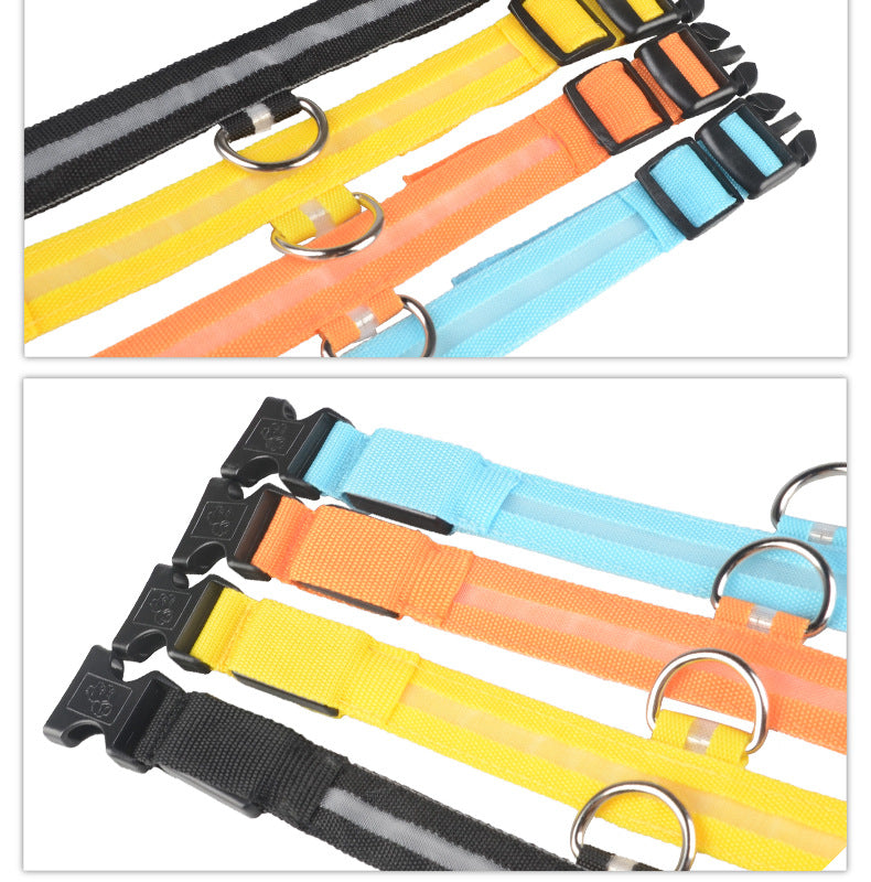 LED Pet Luminous Collar - Night Safety Flashing Glow