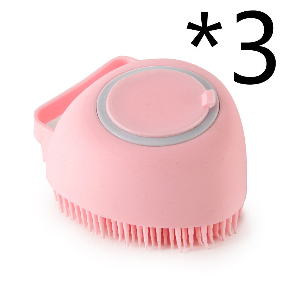 Silicone Bath Massage Gloves - Brush Pet Bathroom Cleaning Comb