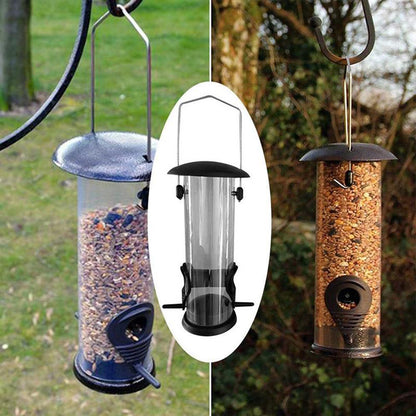 Outdoor Hanging Bird - Feeder Automatic Pet Parrot Portable Feeder Dispenser