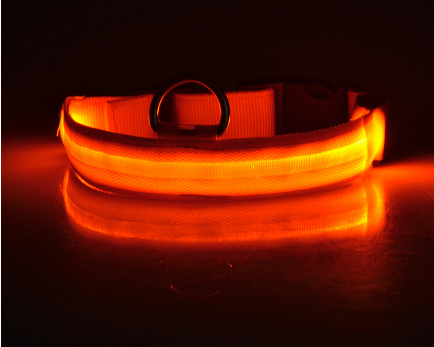 LED Pet Luminous Collar - Night Safety Flashing Glow
