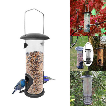 Outdoor Hanging Bird - Feeder Automatic Pet Parrot Portable Feeder Dispenser