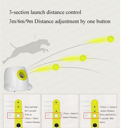 Automatic Interactive Ball Launcher - Pet Interactive Ball