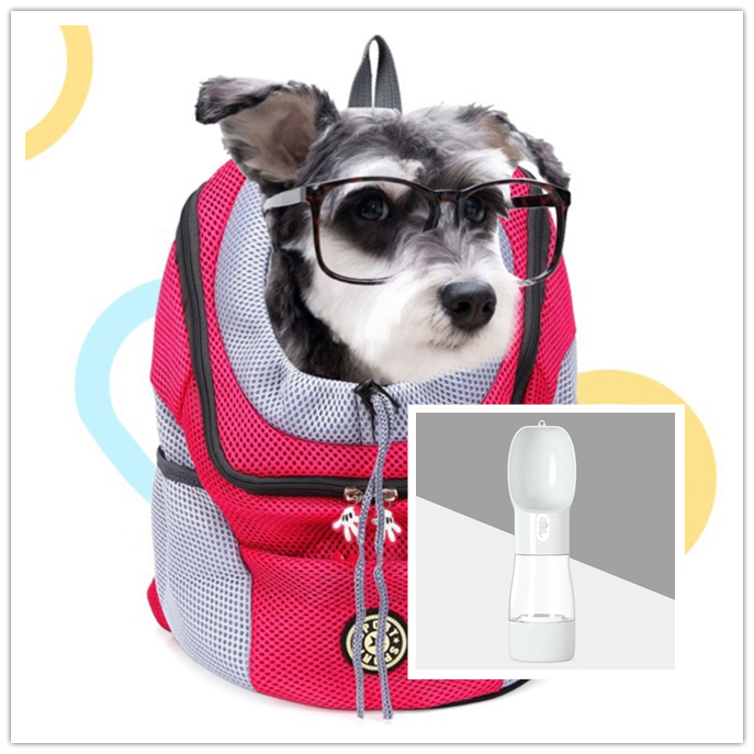 Pet Dog Carrier - Carrier For Dogs Backpack Out Double Shoulder Portable