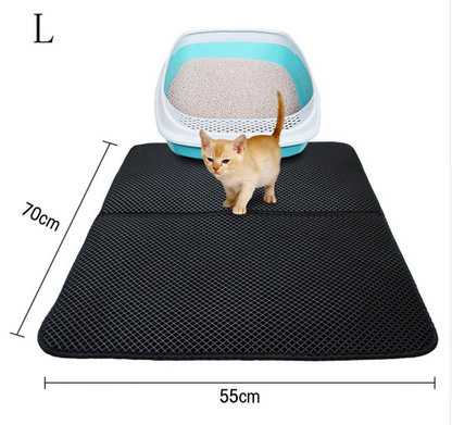 Double Layer Litter Cat - Bed Pads Pet Cat Litter Mat