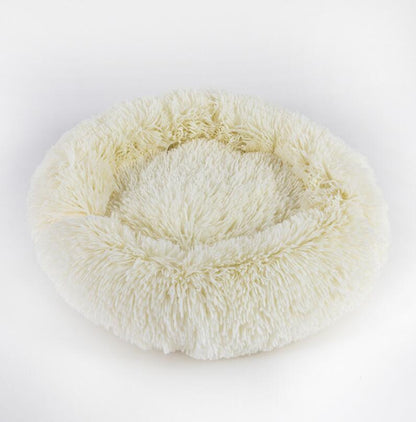Dog Beds For Small Dogs - Round Plush Cat Litter Kennel