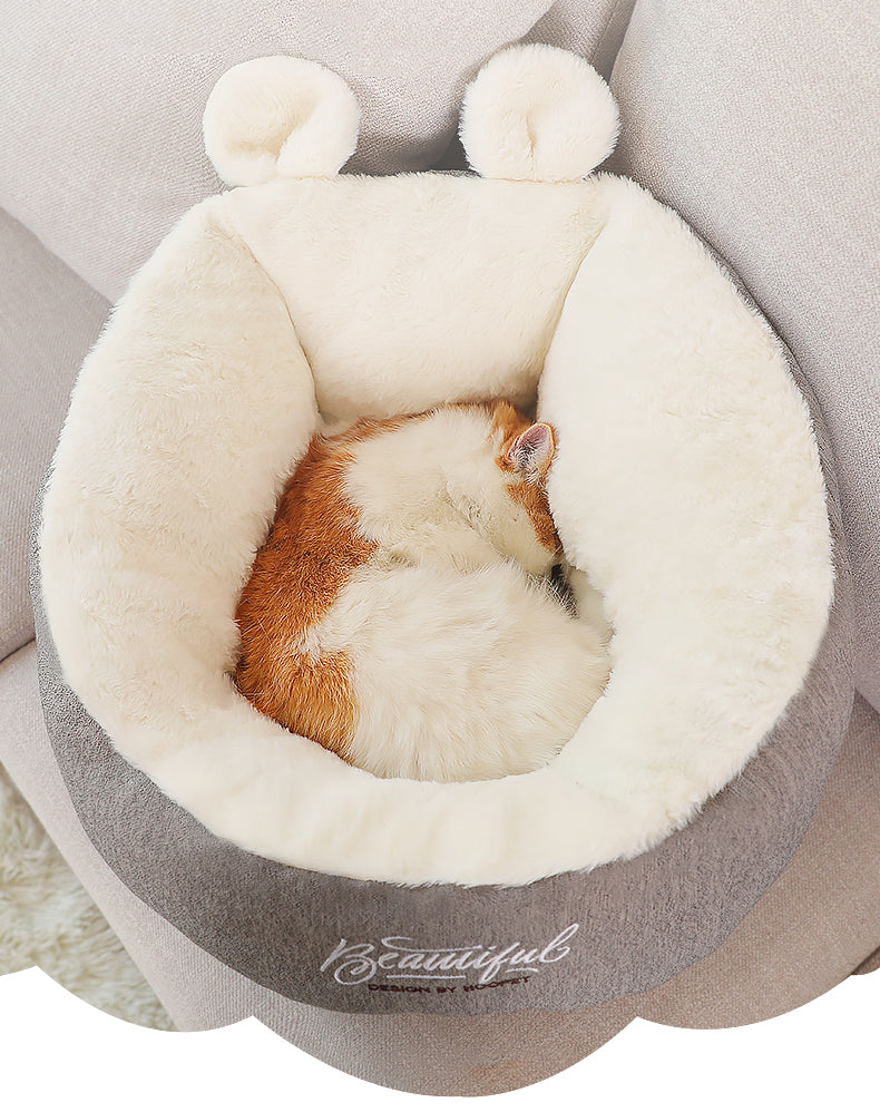 Pet Bed - Warming Soft Sleeping Bag Cushion Puppy Kennel