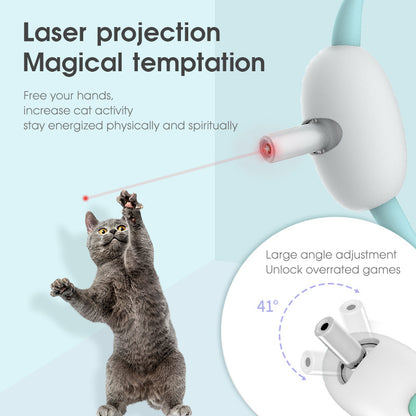 Automatic Cat Toy Smart - Laser Teasing Cat Collar Electric